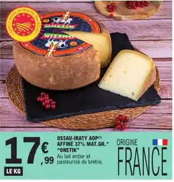 E.Leclerc ONETIK Ossau-Iraty AOP offre