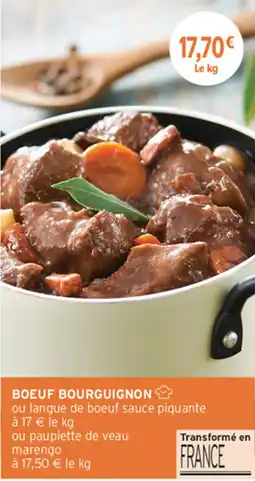 Intermarché Contact Boeuf bourguignon offre