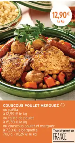 Intermarché Contact Couscous poulet merguez offre
