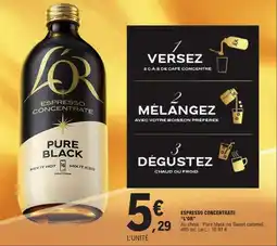 E.Leclerc L'or espresso concentrate offre