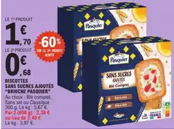 E.Leclerc Pasquier Biscottes offre