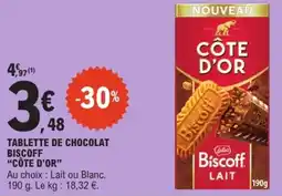 E.Leclerc Côte d'Or Biscoff offre