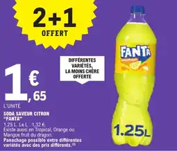 E.Leclerc FANTA Soda saveur citron offre