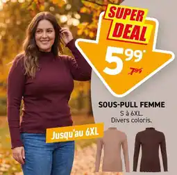 Trafic Sous-pull femme offre
