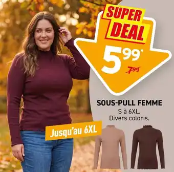 Sous-pull femme
