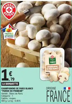 E.Leclerc Panier du Primeur Champignons de Paris blancs offre