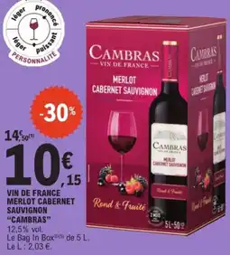 E.Leclerc CAMBRAS VIN DE FRANCE offre