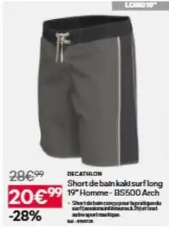 Decathlon Decathlon - short de bain offre