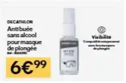 Decathlon Decathlon - antibuée sans alcool pour masque de plangée offre