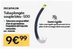 Decathlon Decathlon - tuba plonge souple bleu offre