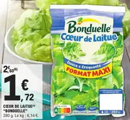 E.Leclerc Bonduelle Cœur de Laitue offre