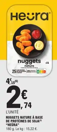 E.Leclerc Heura nuggets nature offre