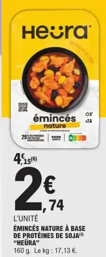 E.Leclerc Heura émincés nature offre