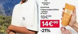 Decathlon Decathlon - crème solaire 200ml - spf50 offre