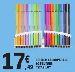 E.Leclerc STABILO BOITIER COLORPARADE offre