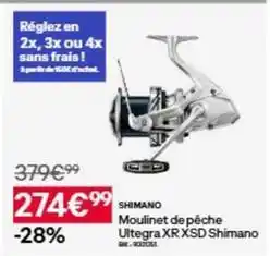 Decathlon Shimano - moulinet de pêche ultra xr xsd offre