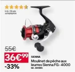 Decathlon Moulinet de pêche aux leurres offre
