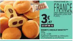 E.Leclerc Express Beignets chocolat-noisette offre