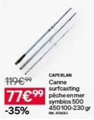 Decathlon Canne surfcasting pêche enmer symbois offre