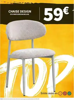 Conforama Chaise design offre