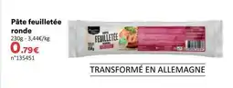 Hmarket Pâte feuilletée ronde offre