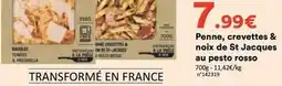Hmarket U - penne, crevettes & noix de st jacques au pesto rosso offre