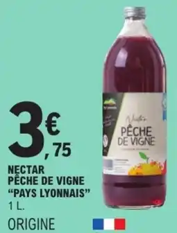 E.Leclerc Nectar Pêche de Vigne offre