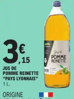 E.Leclerc Jus de Pomme Reinette offre