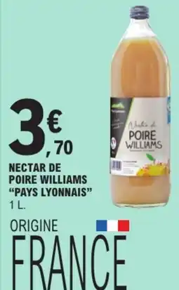 E.Leclerc POIRE WILLIAMS NECTAR DE offre