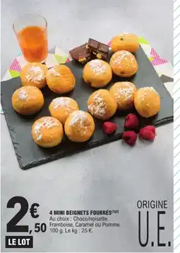 E.Leclerc MINI BEIGNETS FOURRÉS offre