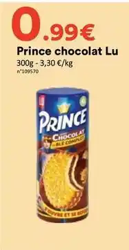 Hmarket Lu - prince chocolat offre