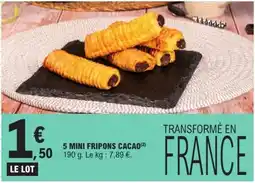 E.Leclerc MINI FRIPONS CACAO offre