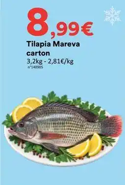 Hmarket Tilapia mareva carton offre