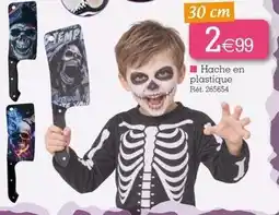Kandy Hache en plastique offre