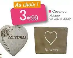 Kandy Cœur ou plaque offre