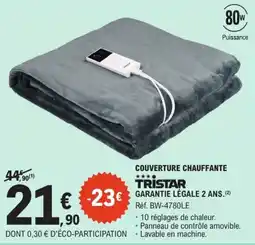 E.Leclerc TRISTAR COUVERTURE CHAUFFANTE offre