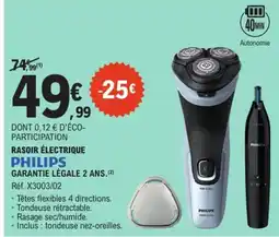 E.Leclerc PHILIPS RASOIR ÉLECTRIQUE offre
