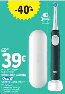 E.Leclerc Oral-B Brosse à dents électrique offre