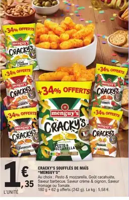 E.Leclerc menguy's CRACKY'S offre