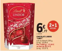 E.Leclerc Express Lindt Lindor offre