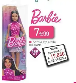 Kandy Barbie - top étoile offre