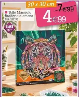 Kandy Toile mandala broderie diamant offre