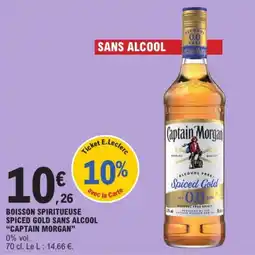 E.Leclerc Captain Morgan Spiced Gold Sans Alcool offre