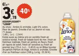 E.Leclerc Lenor ASSOUPLISSANT offre