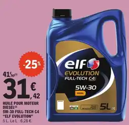 E.Leclerc elf HUILE POUR MOTEUR DIESEL offre