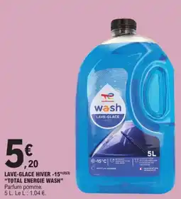E.Leclerc TOTAL ENERGIE WASH LAVE-GLACE HIVER offre