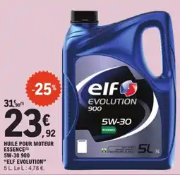 E.Leclerc elf HUILE POUR MOTEUR offre