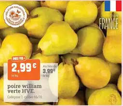 Fresh poire william verte HVE offre