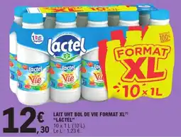 E.Leclerc Lactel Lait UHT Bol de Vie offre