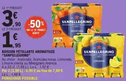 E.Leclerc SANPELLEGRINO BOISSONS PÉTILLANTES ITALIENNES offre